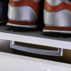 Meuble Chaussures Décor Blanc - TIDY -Promos Déco Vestiaire Boutique 02531ec0765a4fd383ea02bf6f21ab73 1