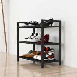 Étagère à Chaussures Sømna à 3 Niveaux -Promos Déco Vestiaire Boutique 03a8511cfa814da7af219af29cf5a007