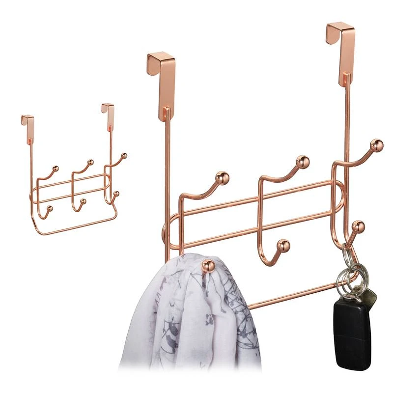 2x Porte-manteaux Avec 3 Crochets Double 1 2x Porte-manteaux Avec 3 Crochets Double