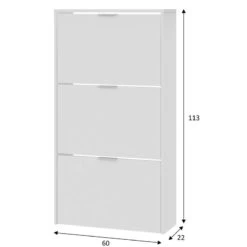 Meuble à Chaussures 3 Portes Rubi -Promos Déco Vestiaire Boutique 0751d084f8fb4f2aa0b0dd2732ed1f67