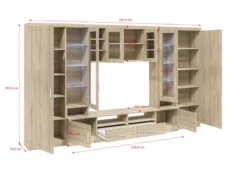 FURNIX Meuble Mural PALLOMA -Promos Déco Vestiaire Boutique 07ec75a8a2f6468a9162310bcd87d225