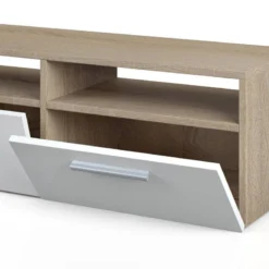 Buffet Bas Diego Sonoma/blanc 13 Buffet Bas Diego Sonoma/blanc -Promos Déco Vestiaire Boutique 080d99bf1c9a4bebb540ef4fb86052d9