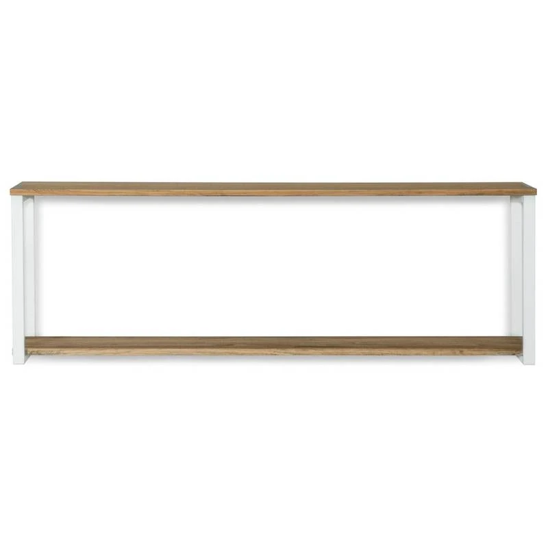 Étagère Murale Double 30x140x48 Blanc 3 Étagère Murale Double 30x140x48 Blanc – Image 3