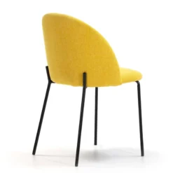 Pack 2 Chaises Kenia Tapissées Moutarde -Promos Déco Vestiaire Boutique 0993e0c8b2a3457099a9c50f83a79084