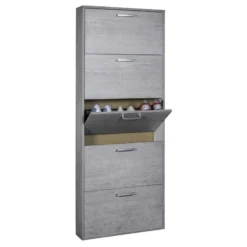 Meuble Chaussures Chêne H.164 Cm - TIDY 24 Meuble Chaussures Chêne H.164 Cm - TIDY -Promos Déco Vestiaire Boutique 0c19287b182b47de893f1331b517d1e3