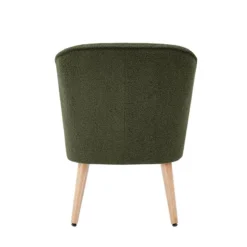 Fauteuil TIVOLI Tissu Bouclette Kaki -Promos Déco Vestiaire Boutique 0d92ef959a0844dfa2514ea87ccde1d4