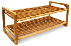 Étagère à Chaussures Bambou Rangement