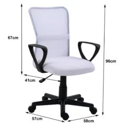 Chaise De Bureau STACY -Promos Déco Vestiaire Boutique 0e155c5cf74e4e42b669d76488daca48