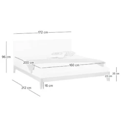 Lit LINDHOLM - Hauteur 96 Cm -Promos Déco Vestiaire Boutique 1000008119 230824 500 SKETCH DETAILS P000000001000008119 sketch