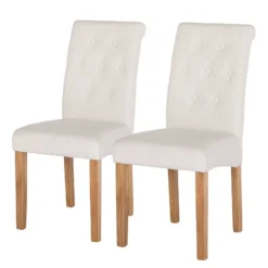 Chaises Capitonnées Jeanne (lot De 2)