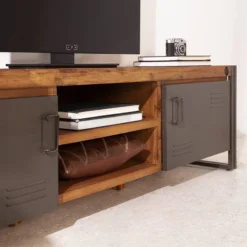 Meuble TV MANCHESTER 2 Rangements Milieu -Promos Déco Vestiaire Boutique 1000008809 220630 022 MOOD DETAILS P000000001000008809 mood