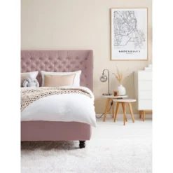 Lit Capitonné Monroe Samt -Promos Déco Vestiaire Boutique 1000022180 200623 15401300015 DETAILS P000000001000022180