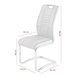 Chaise Cantilever Toummo 7 Chaise Cantilever Toummo -Promos Déco Vestiaire Boutique 1000046725 200703 06292600001 SKETCH DETAILS P000000001000046725 sketch