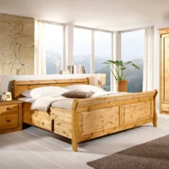 Lit En Bois Massif Cenan -Promos Déco Vestiaire Boutique 1000104249 211122 08320200080 MOOD DETAILS P000000001000104249 mood