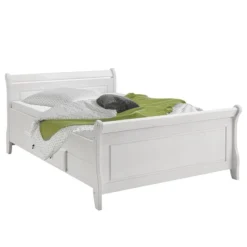 Lit Double En Bois Massif Cenan