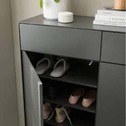 Meuble à Chaussures LINDHOLM - 2 Tiroirs -Promos Déco Vestiaire Boutique 1000119255 200916 16053800020 DETAILS P000000001000119255