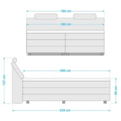 Lit Boxspring Neiras -Promos Déco Vestiaire Boutique 1000123111 180903 12284441 GALLERYIMAGES P000000001000123111