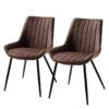 Chaises Capitonnées Midge (lot De 2)