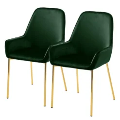 Chaises Capitonnées Evy (lot De 2) -Promos Déco Vestiaire Boutique 1000125820 190130 08544700009 IMAGE P000000001000125820