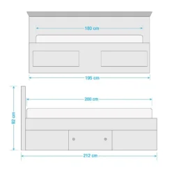 Lit Geestland -Promos Déco Vestiaire Boutique 1000132094 210727 09583700010 SKETCH DETAILS P000000001000132094 sketch