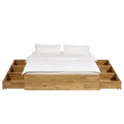 Lit En Bois Massif SoraWood -Promos Déco Vestiaire Boutique 1000137922 191030 10402300014 DETAILS P000000001000137922