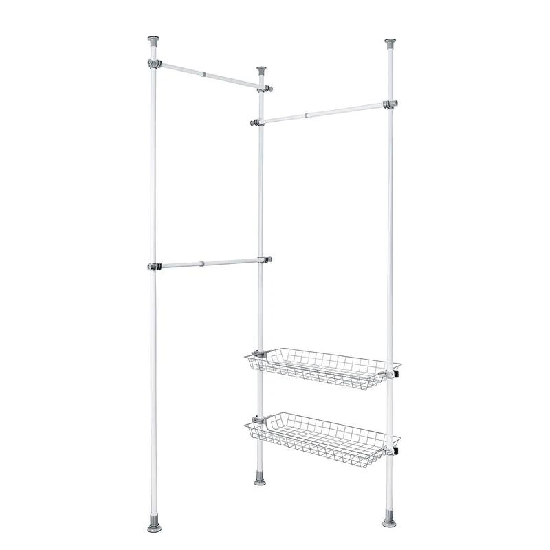 Wenko Penderie Télescopique Herkules Duo 1 Wenko Penderie Télescopique Herkules Duo