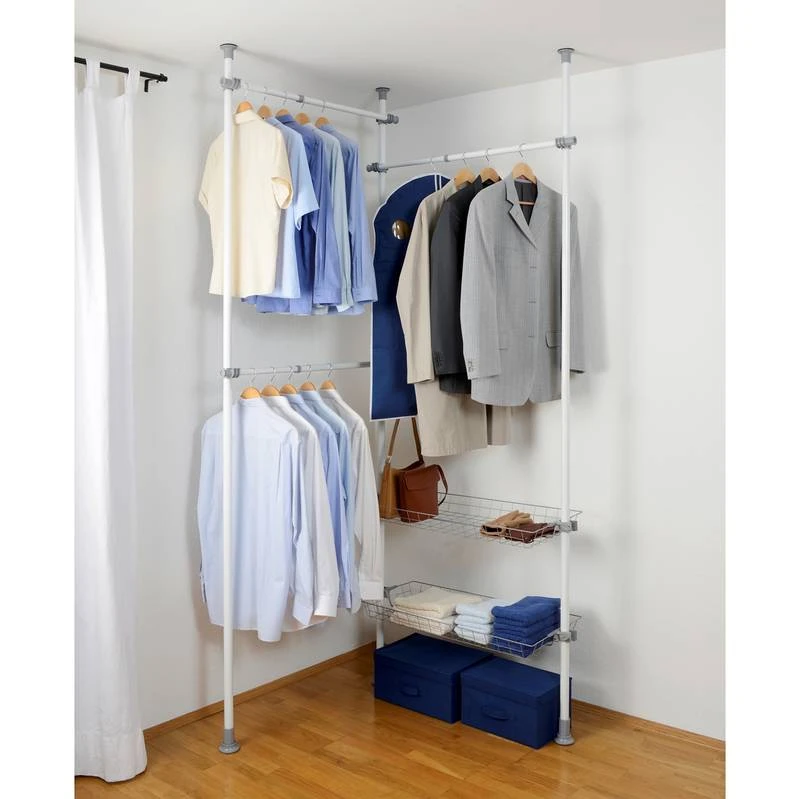 Wenko Penderie Télescopique Herkules Duo 2 Wenko Penderie Télescopique Herkules Duo – Image 2