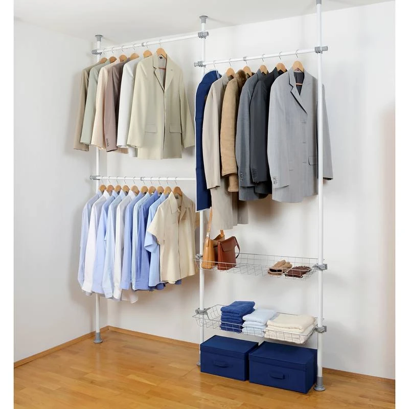 Wenko Penderie Télescopique Herkules Duo 4 Wenko Penderie Télescopique Herkules Duo – Image 4