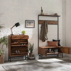 Meuble à Chaussures GRASBY -Promos Déco Vestiaire Boutique 1000152795 200504 06554100018 MOOD DETAILS P000000001000152795 mood