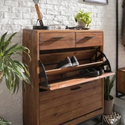 Meuble à Chaussures GRASBY -Promos Déco Vestiaire Boutique 1000152795 200504 06554300020 DETAILS P000000001000152795