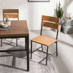 Chaises MANCHESTER - Lot De 2 -Promos Déco Vestiaire Boutique 1000164684 191111 08414100002 DETAILS P000000001000164684