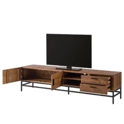 Meuble TV GRASBY 200 Cm - 2 Rangements -Promos Déco Vestiaire Boutique 1000168568 191126 17373500029 DETAILS P000000001000168568