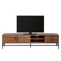 Meuble TV GRASBY 200 Cm - 2 Rangements -Promos Déco Vestiaire Boutique 1000168568 191126 17373500030 DETAILS P000000001000168568