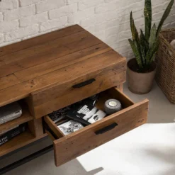 Meuble TV GRASBY 200 Cm - 2 Rangements -Promos Déco Vestiaire Boutique 1000168568 191126 17373500033 DETAILS P000000001000168568