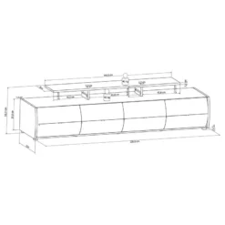 Ensemble Meubles TV Mury (4 éléments) -Promos Déco Vestiaire Boutique 1000171335 190424 07575900122 GALLERYIMAGES P000000001000171335