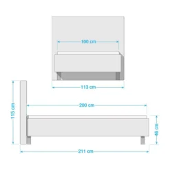 Lit Capitonnée Glenfield -Promos Déco Vestiaire Boutique 1000176483 200831 14121100006 SKETCH DETAILS P000000001000176483 sketch