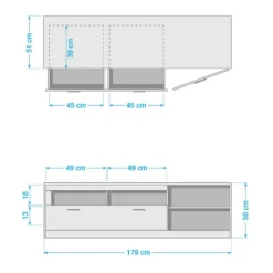 Meuble TV Coulogne I -Promos Déco Vestiaire Boutique 1000182662 190725 11581300135 SKETCH DETAILS P000000001000182662 sketch