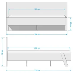 Lit En Bois Massif NolaWOOD -Promos Déco Vestiaire Boutique 1000183877 210701 07564100054 SKETCH DETAILS P000000001000183877 sketch