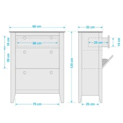 Meuble à Chaussures Belleria 27 Meuble à Chaussures Belleria -Promos Déco Vestiaire Boutique 1000187587 200214 06021600016 SKETCH DETAILS P000000001000187587 sketch
