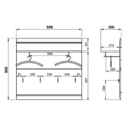 Porte-manteaux mural Adana II -Promos Déco Vestiaire Boutique 1000189520 191022 12044300006 SKETCH DETAILS P000000001000189520 sketch