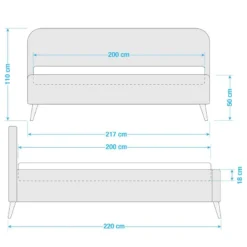 Lit Capitonné Karelia II -Promos Déco Vestiaire Boutique 1000208257 210623 13431800033 SKETCH DETAILS P000000001000208257 sketch