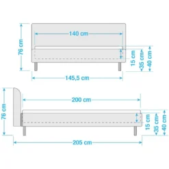 Lit Capitonnée Hip Hop -Promos Déco Vestiaire Boutique 1000213915 200514 14300900033 SKETCH DETAILS P000000001000213915 sketch