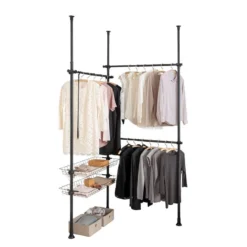 Wenko Penderie Télescopique Herkules Duo 18 Wenko Penderie Télescopique Herkules Duo -Promos Déco Vestiaire Boutique 1000214315 200529 15410500029 IMAGE P000000001000214315