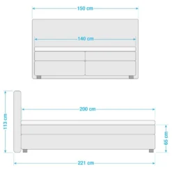 Lit Boxspring Cape May 37 Lit Boxspring Cape May -Promos Déco Vestiaire Boutique 1000219298 200727 08175700025 SKETCH DETAILS P000000001000219298 sketch