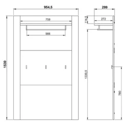 Ensemble D’entrée Castera I (4 éléments) 38 Ensemble D’entrée Castera I (4 éléments) -Promos Déco Vestiaire Boutique 1000222751 200826 06305200053 SKETCH DETAILS P000000001000222751 sketch