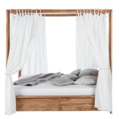 Lit à Baldaquin Guru -Promos Déco Vestiaire Boutique 1000223484 210608 13001600005 DETAILS P000000001000223484