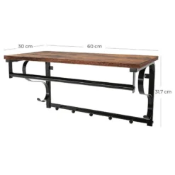 Porte-manteaux Mural Montevallo -Promos Déco Vestiaire Boutique 1000226091 200921 14224000043 SKETCH DETAILS P000000001000226091 sketch