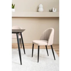 Chaises Capitonnées Jacklin V (2 élém.) -Promos Déco Vestiaire Boutique 1000230131 221219 060 DETAILS P000000001000230131