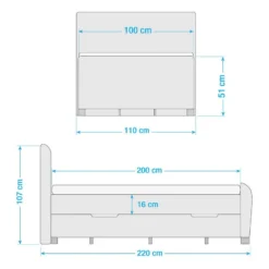 Lit Boxspring Noble County -Promos Déco Vestiaire Boutique 1000234010 201214 17033700048 SKETCH DETAILS P000000001000234010 sketch