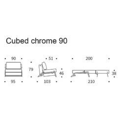 Fauteuil Convertible Cubed -Promos Déco Vestiaire Boutique 1000244293 210319 10172200027 SKETCH DETAILS P000000001000244293 sketch
